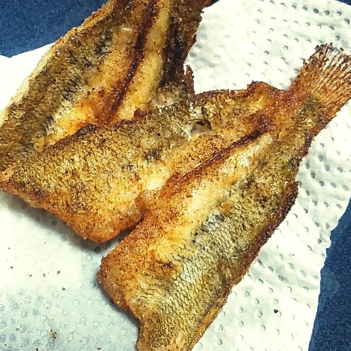 落ちハゼのから揚げ